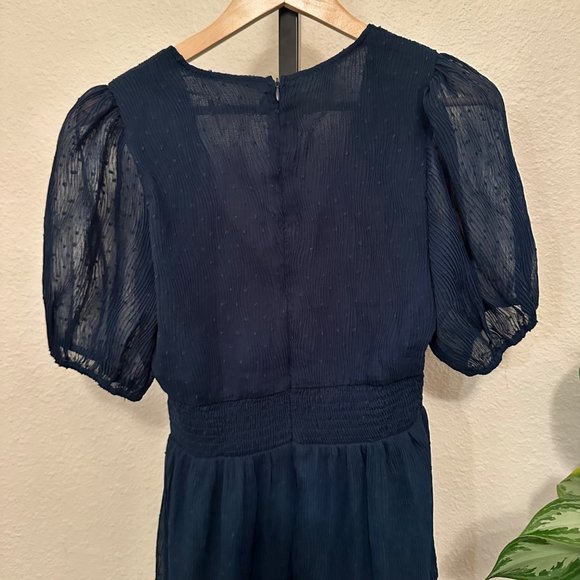 Lulus Forest Dark Green Ruffle Tiered Maxi V Neck Dress Size XSmall Events - Picture 5 of 10